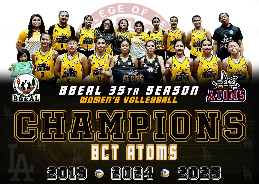 BCT Atoms Women's Volleyball Champions